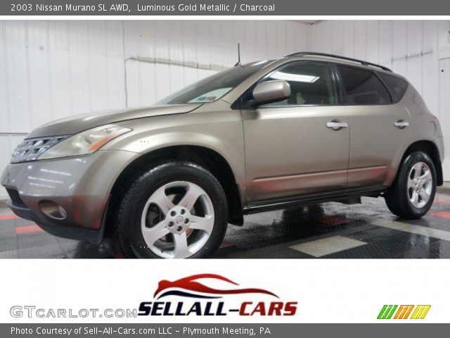 2003 Nissan Murano SL AWD in Luminous Gold Metallic
