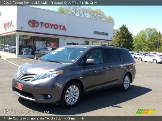 2012 Toyota Sienna XLE AWD in Predawn Gray Mica