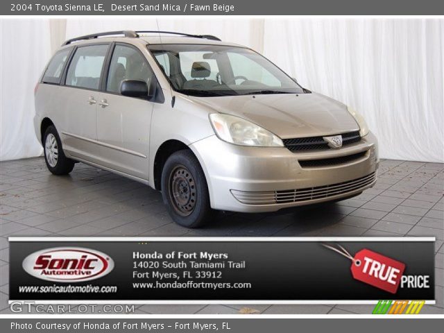 2004 Toyota Sienna LE in Desert Sand Mica