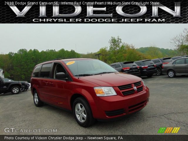 2010 Dodge Grand Caravan SE in Inferno Red Crystal Pearl