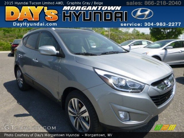 2015 Hyundai Tucson Limited AWD in Graphite Gray