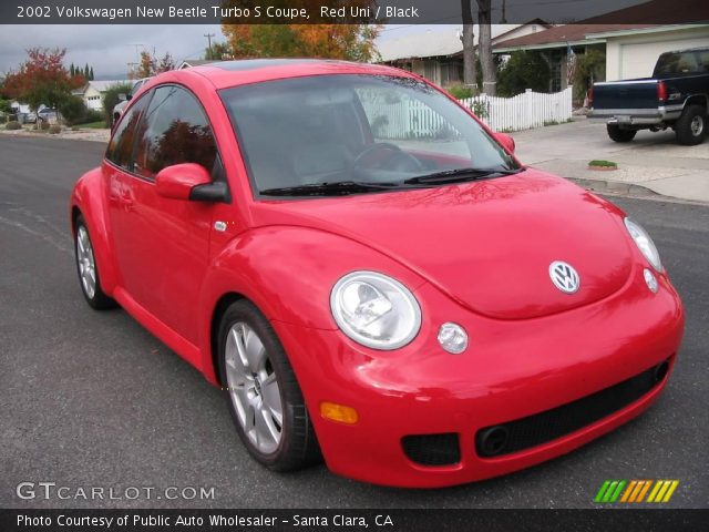 2002 Volkswagen New Beetle Turbo S Coupe in Red Uni