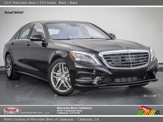 2015 Mercedes-Benz S 550 Sedan in Black