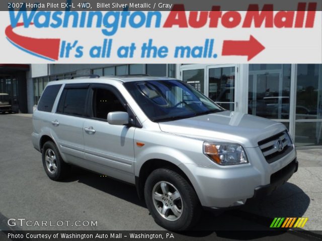 2007 Honda Pilot EX-L 4WD in Billet Silver Metallic