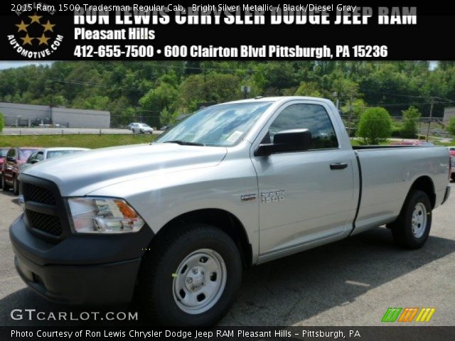 2015 Ram 1500 Tradesman Regular Cab in Bright Silver Metallic