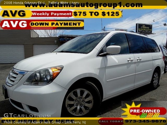 2008 Honda Odyssey EX-L in Taffeta White
