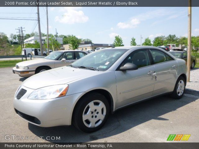 2008 Pontiac G6 Value Leader Sedan in Liquid Silver Metallic