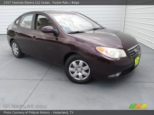 2007 Hyundai Elantra GLS Sedan in Purple Rain