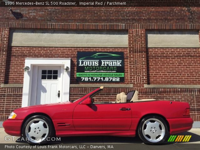 1996 Mercedes-Benz SL 500 Roadster in Imperial Red