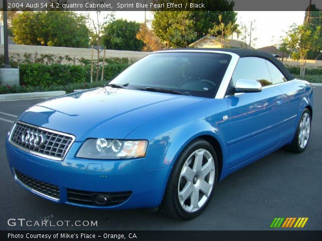 2004 Audi S4 4.2 quattro Cabriolet in Sprint Blue Pearl Effect