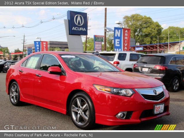 2012 Acura TSX Special Edition Sedan in Milano Red