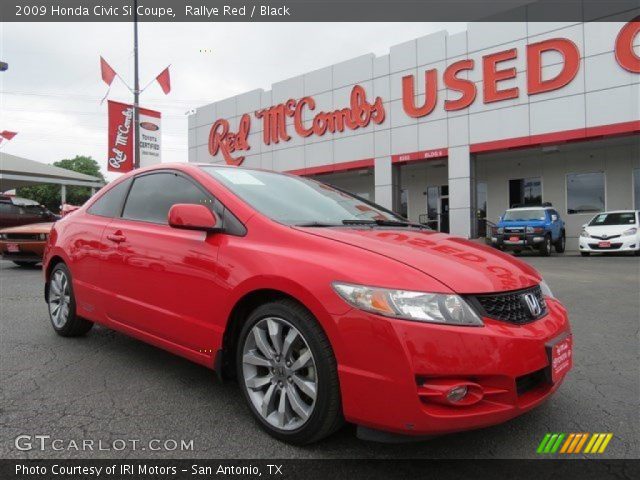 2009 Honda Civic Si Coupe in Rallye Red