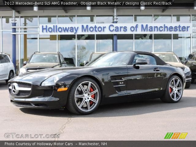 2012 Mercedes-Benz SLS AMG Roadster in Obsidian Black Metallic