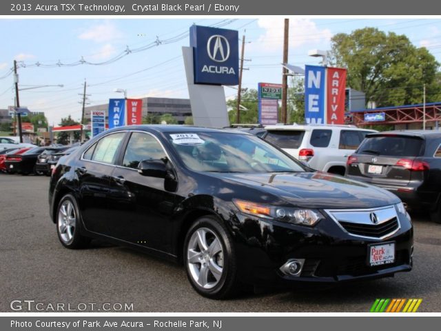 2013 Acura TSX Technology in Crystal Black Pearl