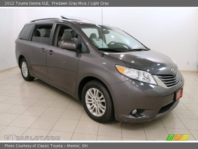 2012 Toyota Sienna XLE in Predawn Gray Mica