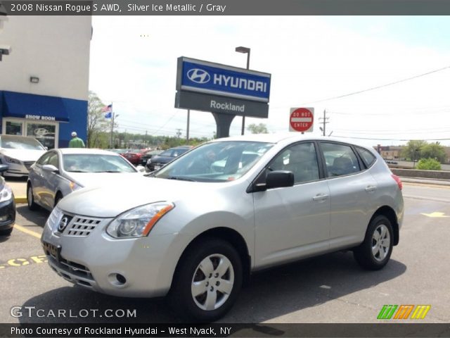 2008 Nissan Rogue S AWD in Silver Ice Metallic
