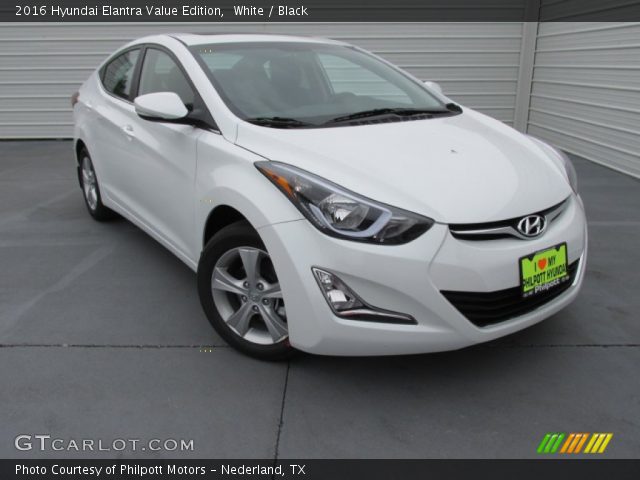 2016 Hyundai Elantra Value Edition in White
