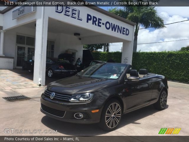 2015 Volkswagen Eos Final Edition in Black Oak Brown Metallic