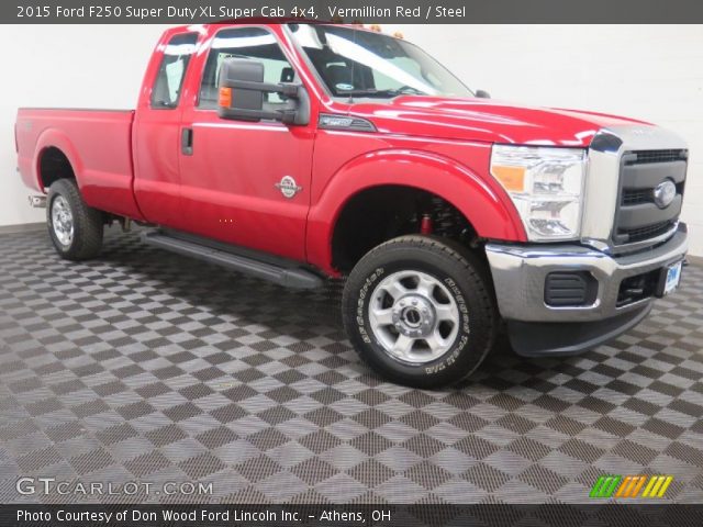 2015 Ford F250 Super Duty XL Super Cab 4x4 in Vermillion Red