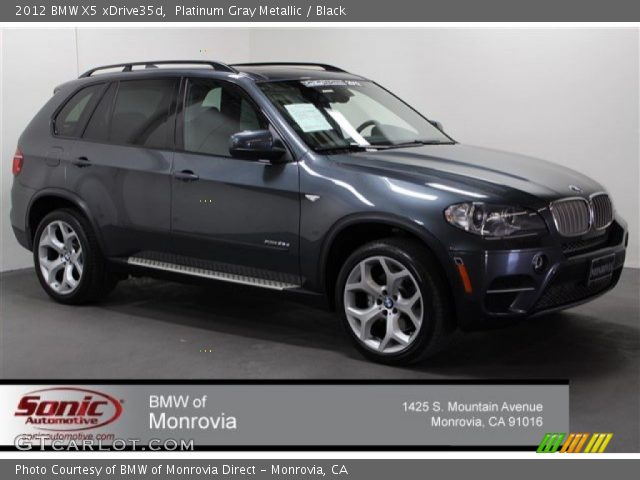 2012 BMW X5 xDrive35d in Platinum Gray Metallic