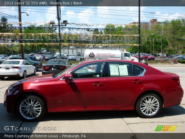 2013 Lexus GS 350 AWD in Riviera Red