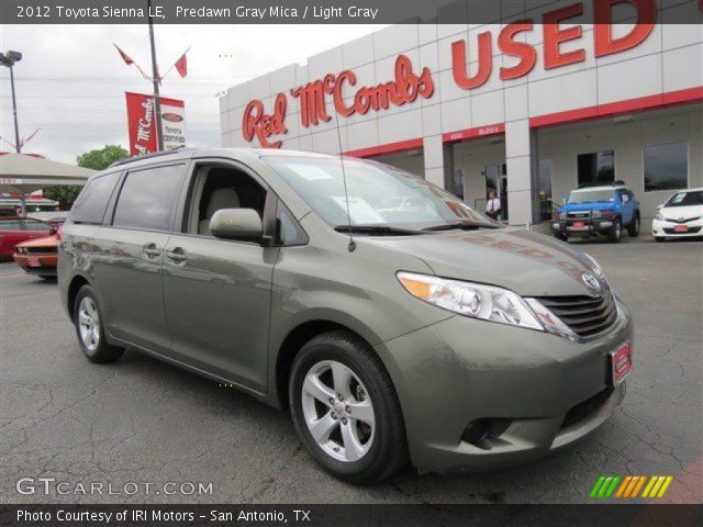 2012 Toyota Sienna LE in Predawn Gray Mica