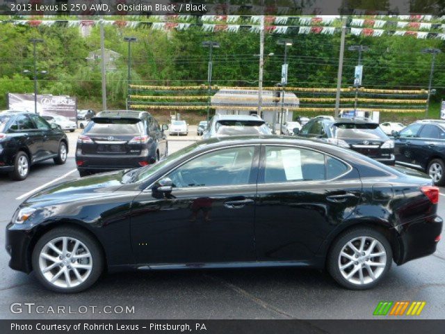 2013 Lexus IS 250 AWD in Obsidian Black