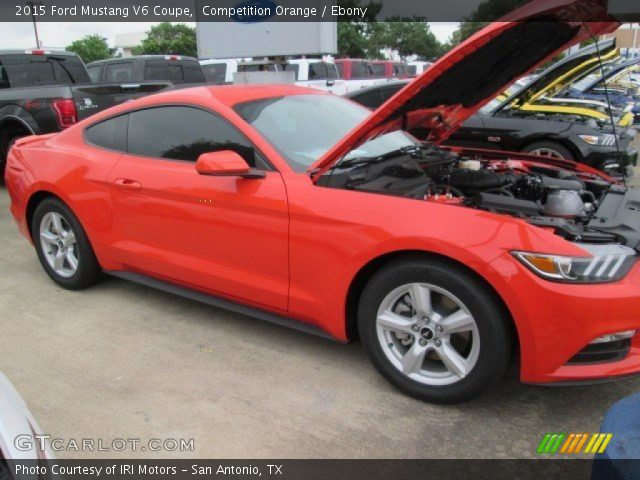 2015 Ford Mustang V6 Coupe in Competition Orange