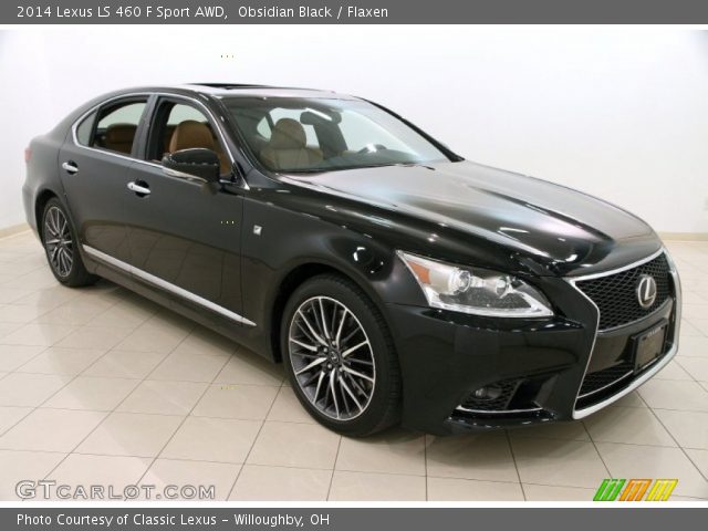 2014 Lexus LS 460 F Sport AWD in Obsidian Black