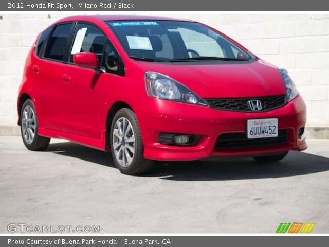 2012 Honda Fit Sport in Milano Red