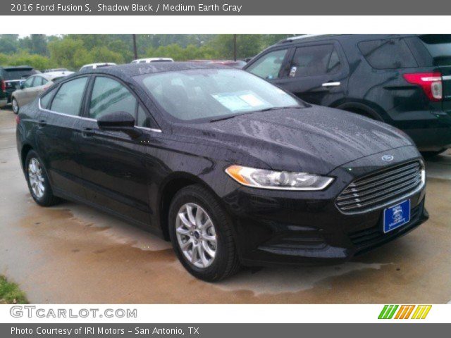 2016 Ford Fusion S in Shadow Black