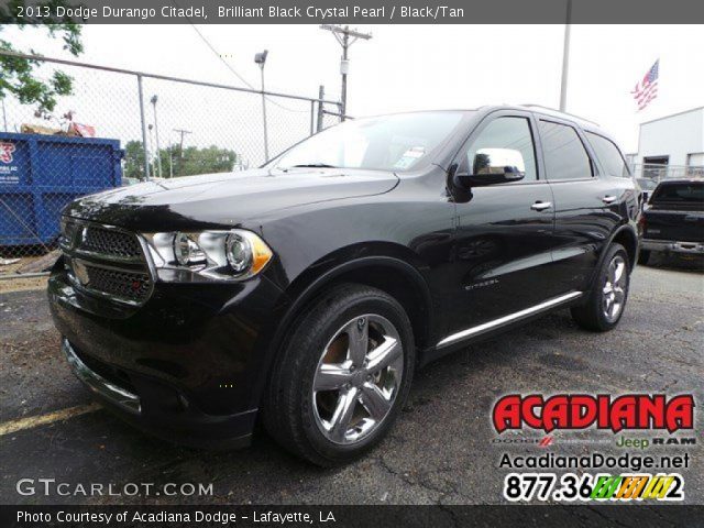 2013 Dodge Durango Citadel in Brilliant Black Crystal Pearl