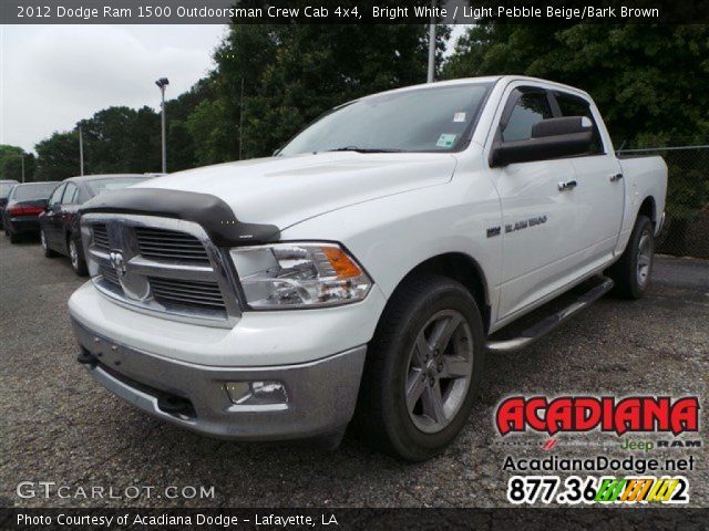2012 Dodge Ram 1500 Outdoorsman Crew Cab 4x4 in Bright White