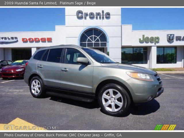 2009 Hyundai Santa Fe Limited in Platinum Sage