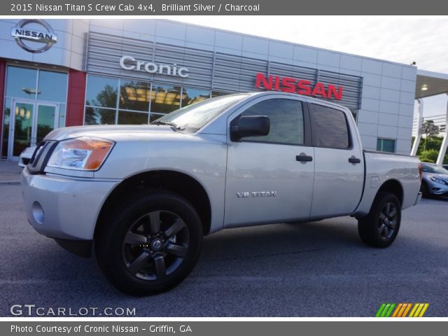 2015 Nissan Titan S Crew Cab 4x4 in Brilliant Silver