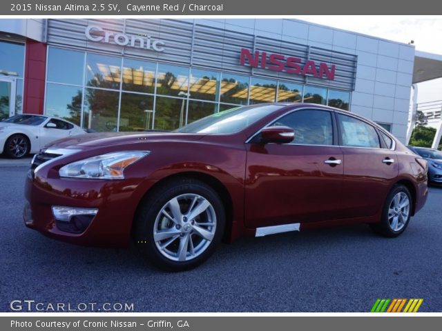 2015 Nissan Altima 2.5 SV in Cayenne Red