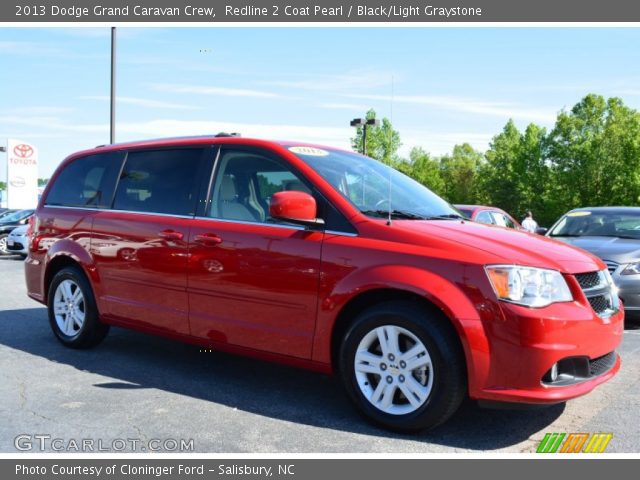 2013 Dodge Grand Caravan Crew in Redline 2 Coat Pearl