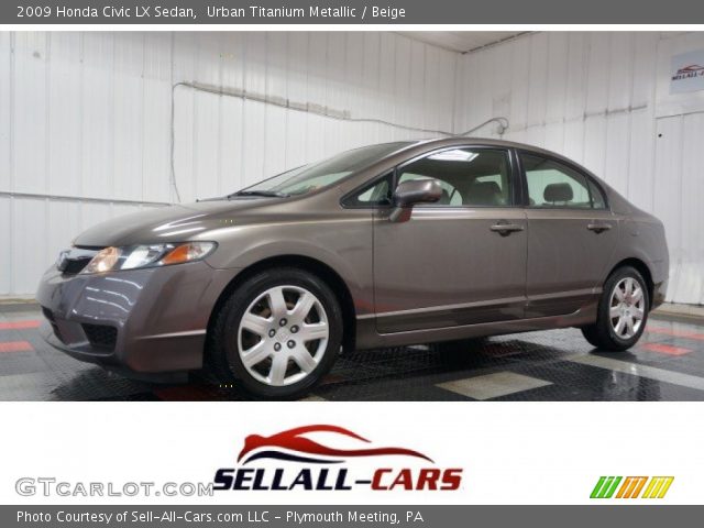 2009 Honda Civic LX Sedan in Urban Titanium Metallic