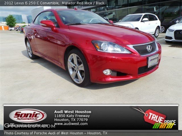 2012 Lexus IS 250 C Convertible in Matador Red Mica