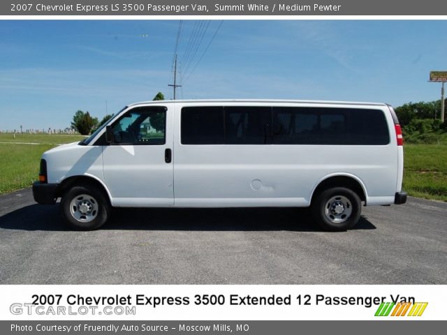 2007 Chevrolet Express LS 3500 Passenger Van in Summit White