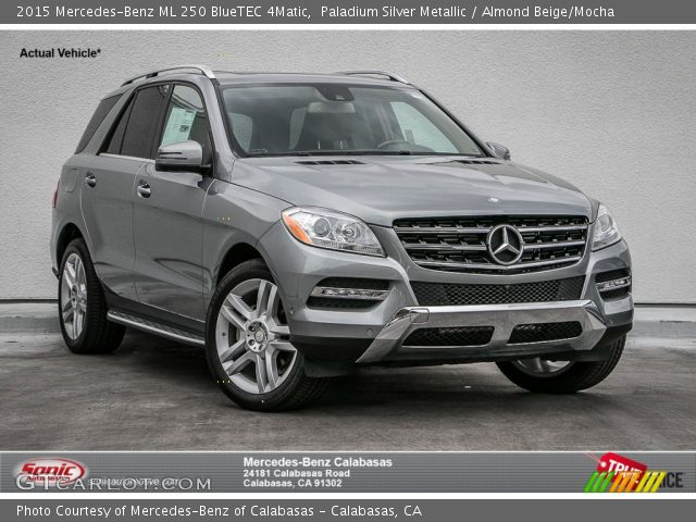 2015 Mercedes-Benz ML 250 BlueTEC 4Matic in Paladium Silver Metallic