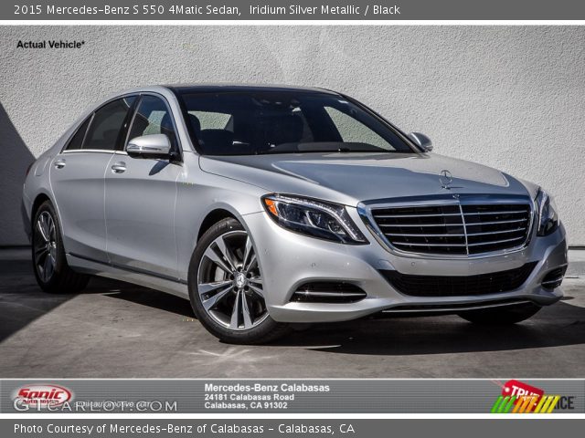 2015 Mercedes-Benz S 550 4Matic Sedan in Iridium Silver Metallic