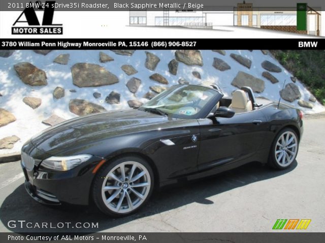 2011 BMW Z4 sDrive35i Roadster in Black Sapphire Metallic