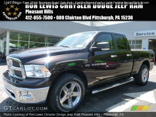 2011 Dodge Ram 1500 Big Horn Quad Cab 4x4 in Saddle Brown Pearl