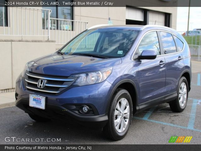 2014 Honda CR-V EX-L AWD in Twilight Blue Metallic