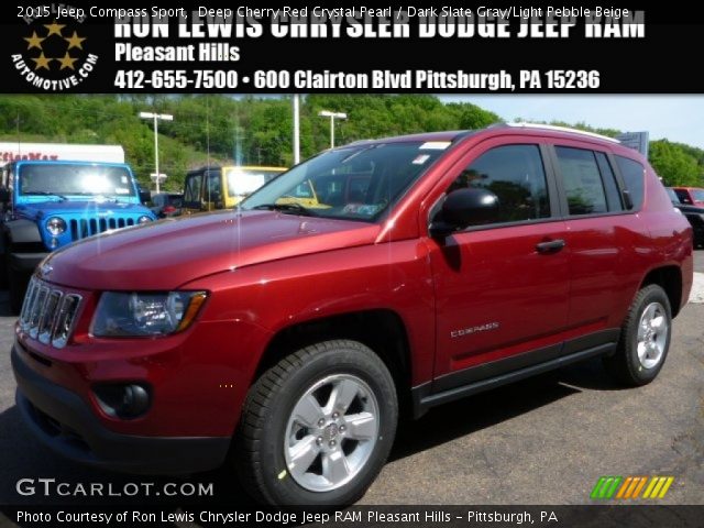 2015 Jeep Compass Sport in Deep Cherry Red Crystal Pearl