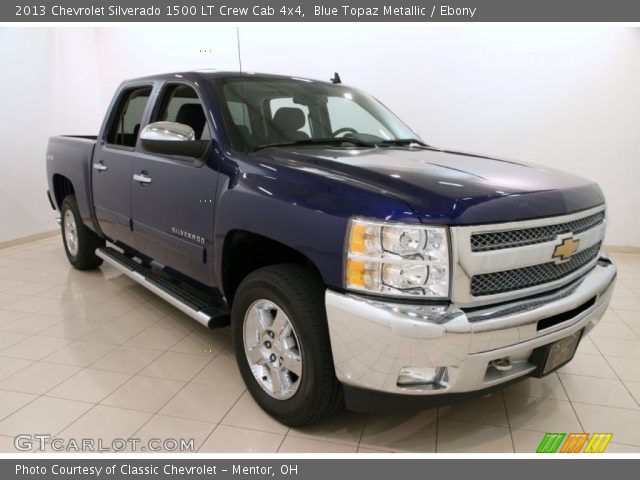 2013 Chevrolet Silverado 1500 LT Crew Cab 4x4 in Blue Topaz Metallic