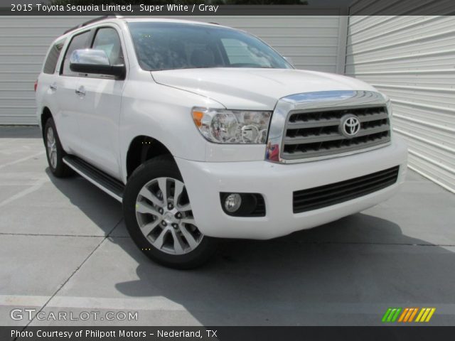 2015 Toyota Sequoia Limited in Super White