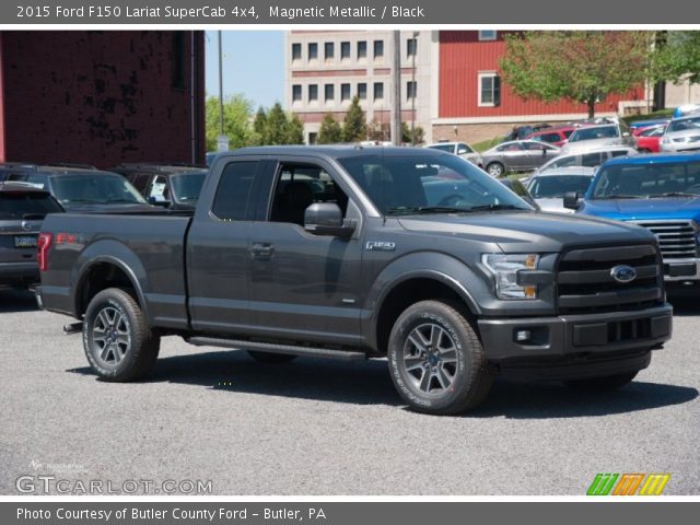 2015 Ford F150 Lariat SuperCab 4x4 in Magnetic Metallic