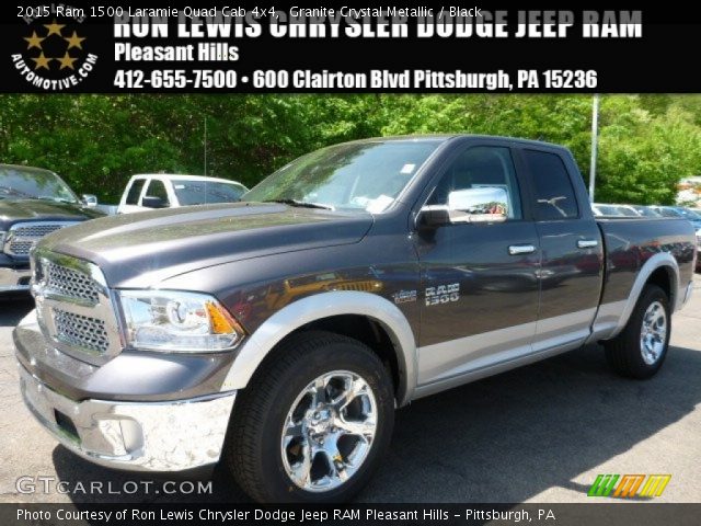 2015 Ram 1500 Laramie Quad Cab 4x4 in Granite Crystal Metallic